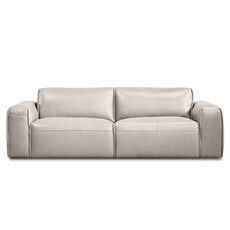 JACOB SOFA LEATHER TAUPE