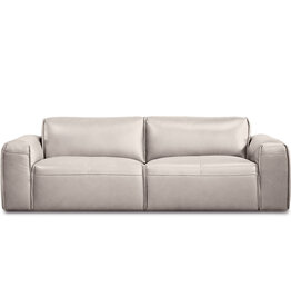 JACOB SOFA LEATHER TAUPE