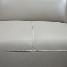 JACOB SOFA LEATHER TAUPE