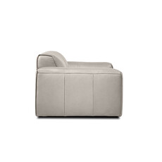 JACOB SOFA LEATHER TAUPE