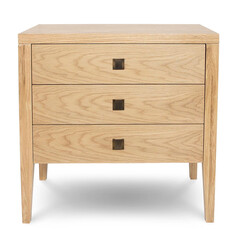 HEMSWORTH 3 DRAWER CHEST NIGHTSTAND OAK NATURAL