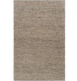 MIRA WOOL TWIST DARK BROWN 6'X9'