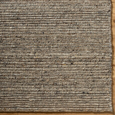 MIRA WOOL TWIST DARK BROWN 8'X10'