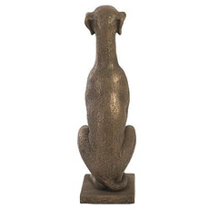 GREYHOUND SCULPTURE RESIN BRONZE