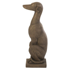 GREYHOUND SCULPTURE RESIN BRONZE