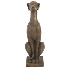 GREYHOUND SCULPTURE RESIN BRONZE