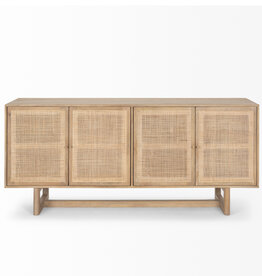 VILLA SIDEBOARD CANE NATURAL