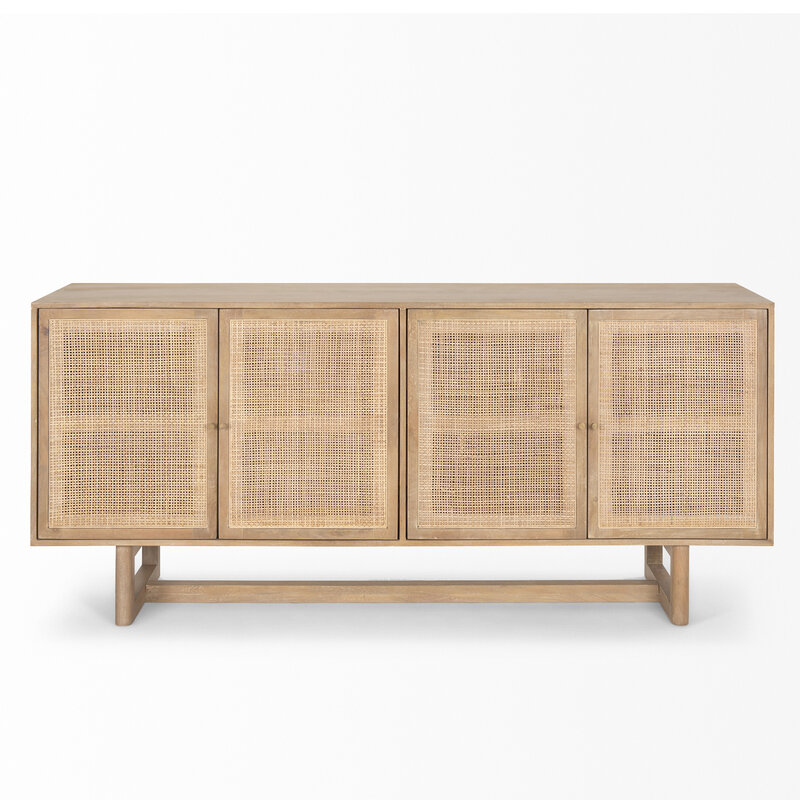VILLA SIDEBOARD CANE NATURAL