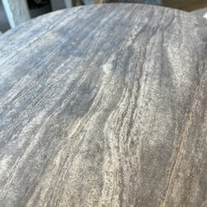 ALBION DINING TABLE ROUND TRAVERTINE 59"