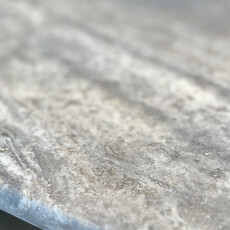 ALBION DINING TABLE ROUND TRAVERTINE 59"