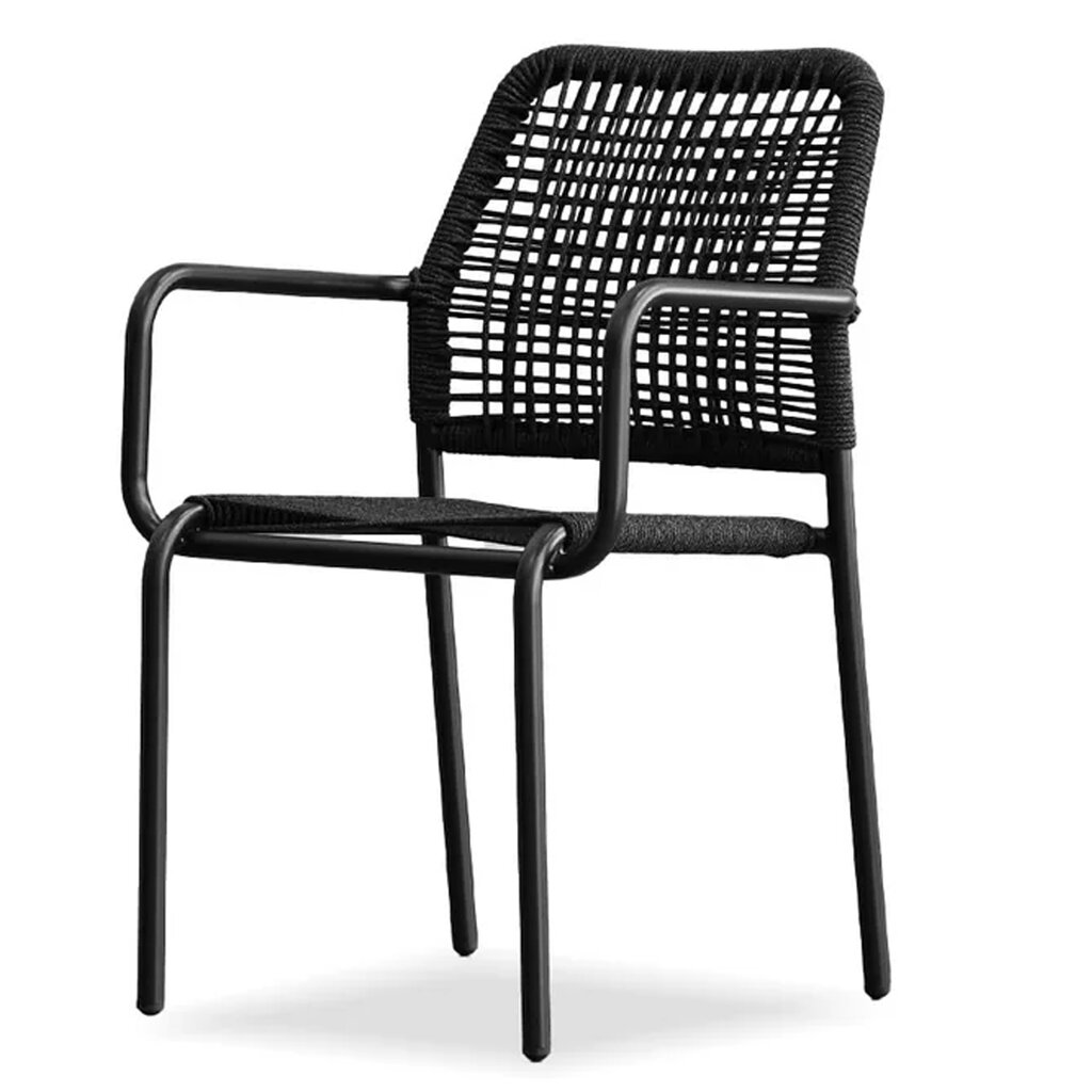 PRESS DINING CHAIR CHARCOAL BLACK