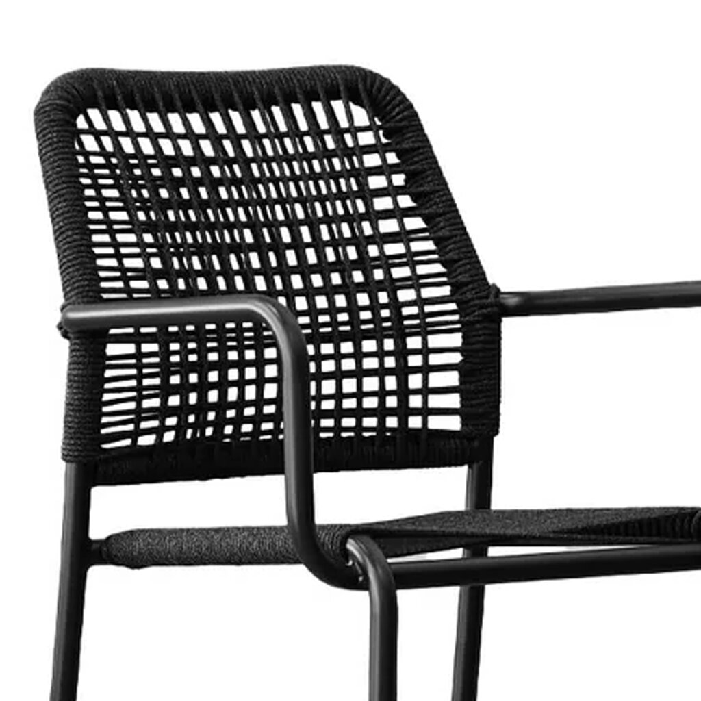 PRESS DINING CHAIR CHARCOAL BLACK