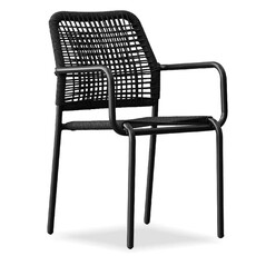 PRESS DINING CHAIR CHARCOAL BLACK
