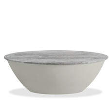ALBION COFFEE TABLE ROUND TRAVERTINE 32"