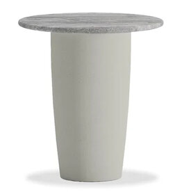 ALBION SIDE TABLE ROUND TRAVERTINE