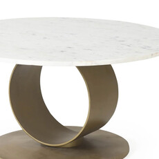 MELLOW COFFEE TABLE ROUND MARBLE 31"
