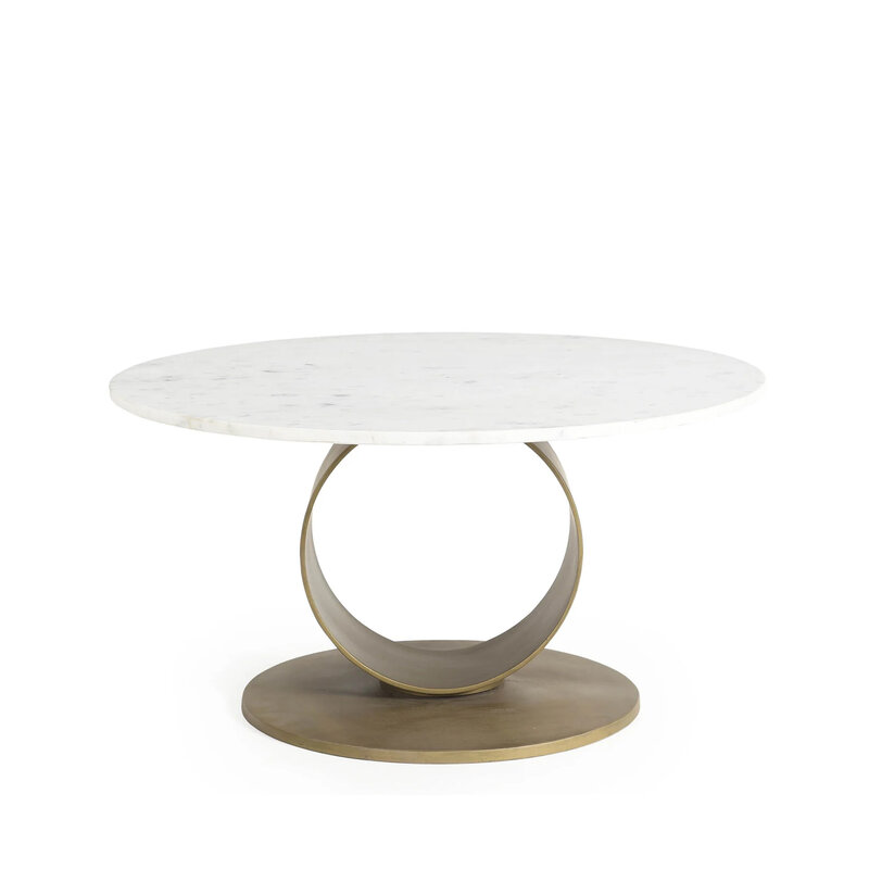 MELLOW COFFEE TABLE ROUND MARBLE 31"