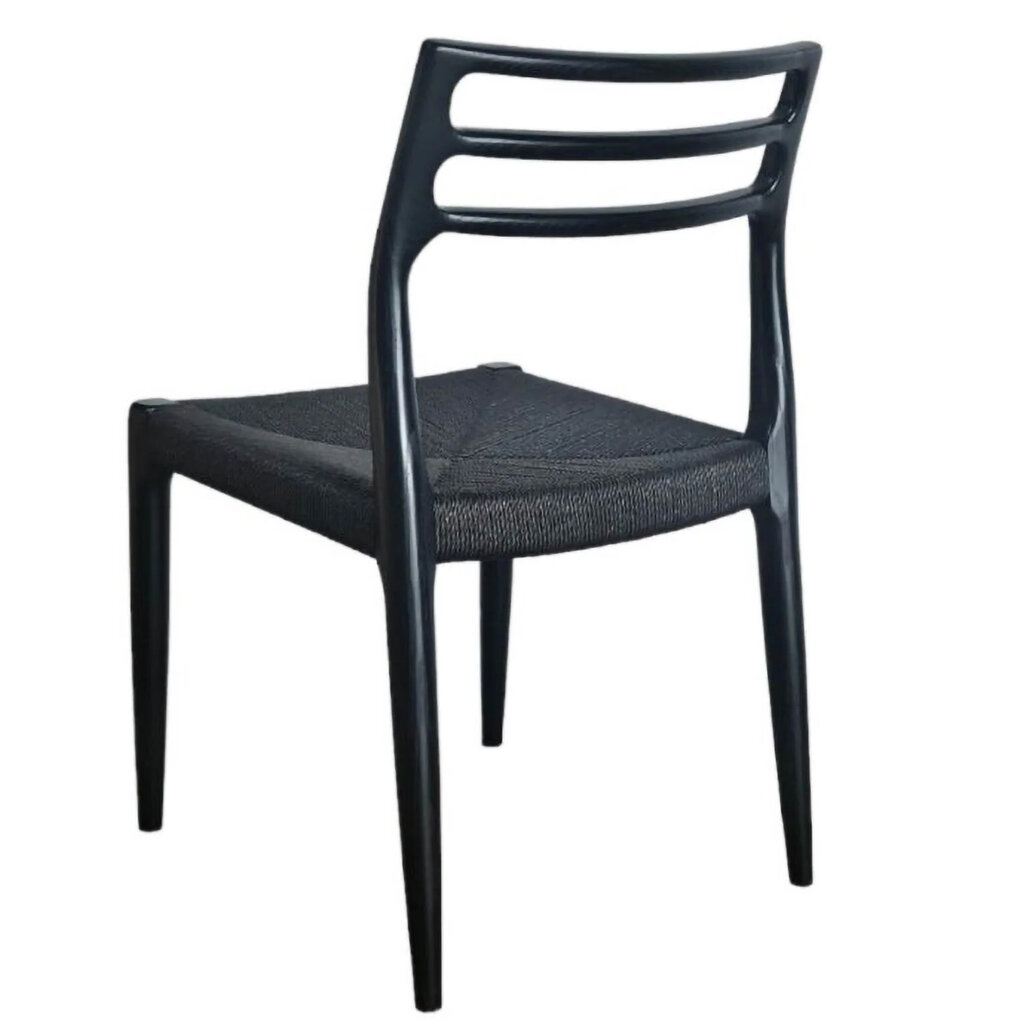 NORI DINING CHAIR WOOD BLACK