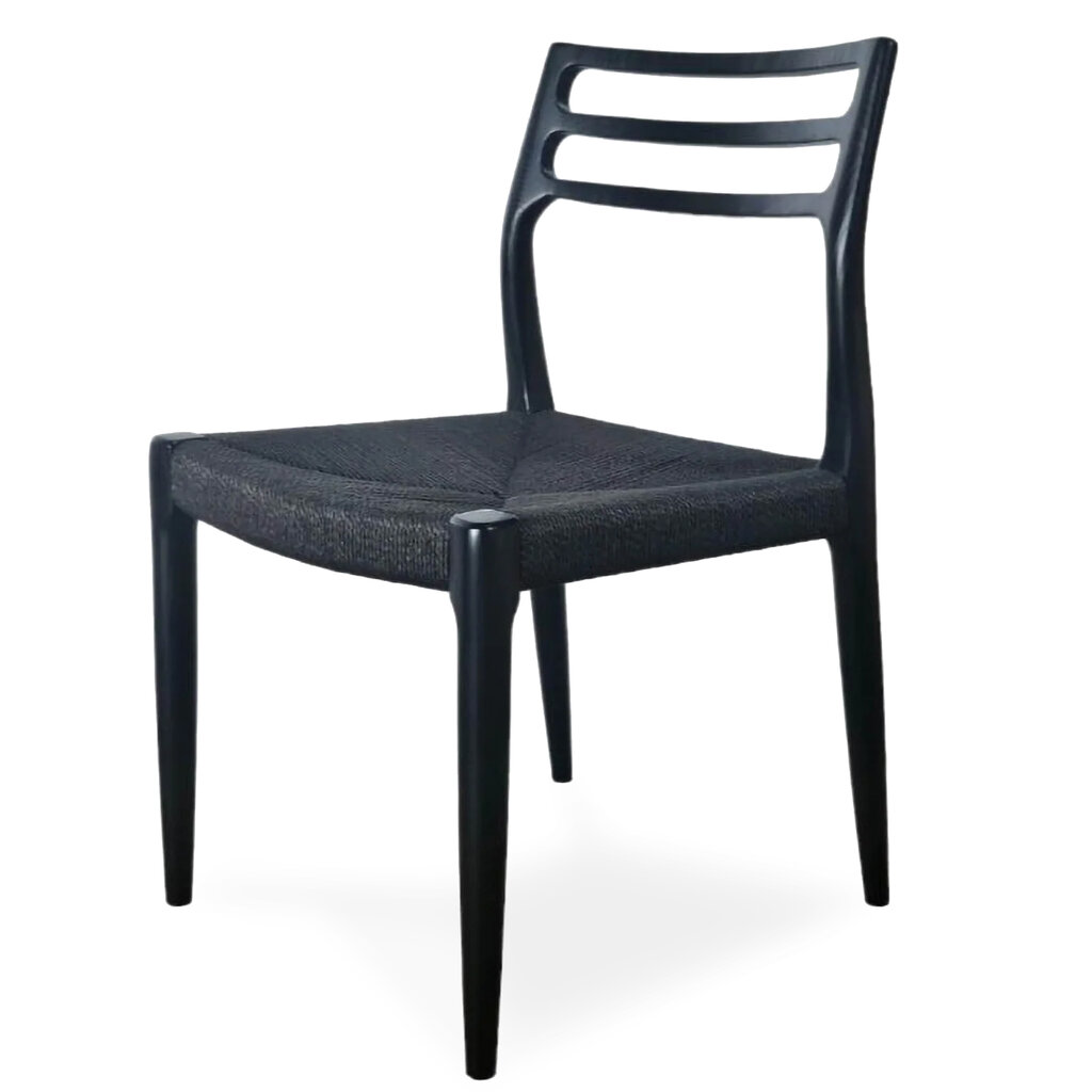 NORI DINING CHAIR WOOD BLACK
