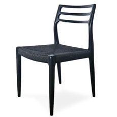 NORI DINING CHAIR WOOD BLACK