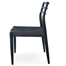 NORI DINING CHAIR WOOD BLACK