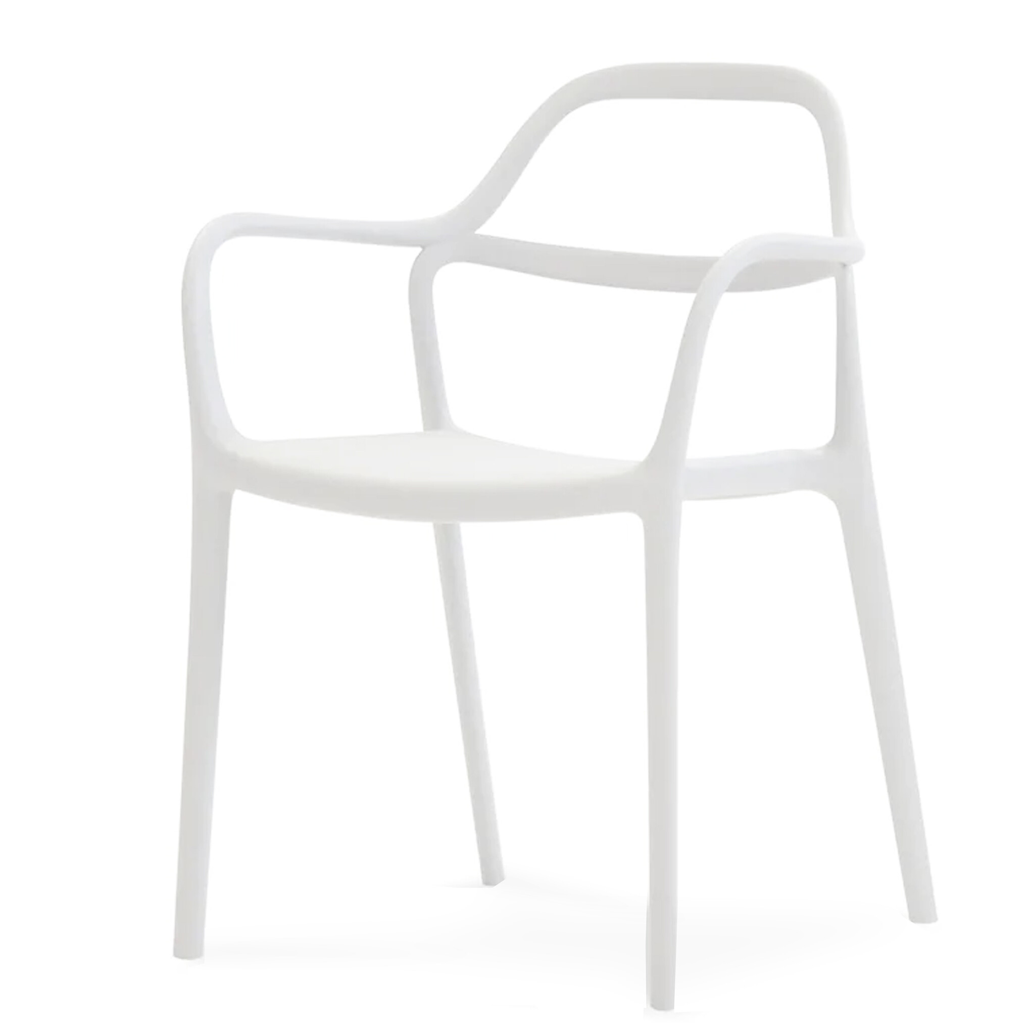 Emo Chair EMO DINING CHAIR WHITE - Portside Interiors