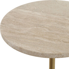 HOKKAIDO SIDE TABLE TRAVERTINE