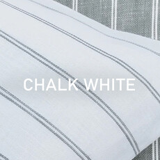 LINEA STRIPED ITALIAN LINEN Shale/Chalk By St.Geneve