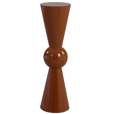 LAVA SIDE TABLE LACQUER TERRACOTTA