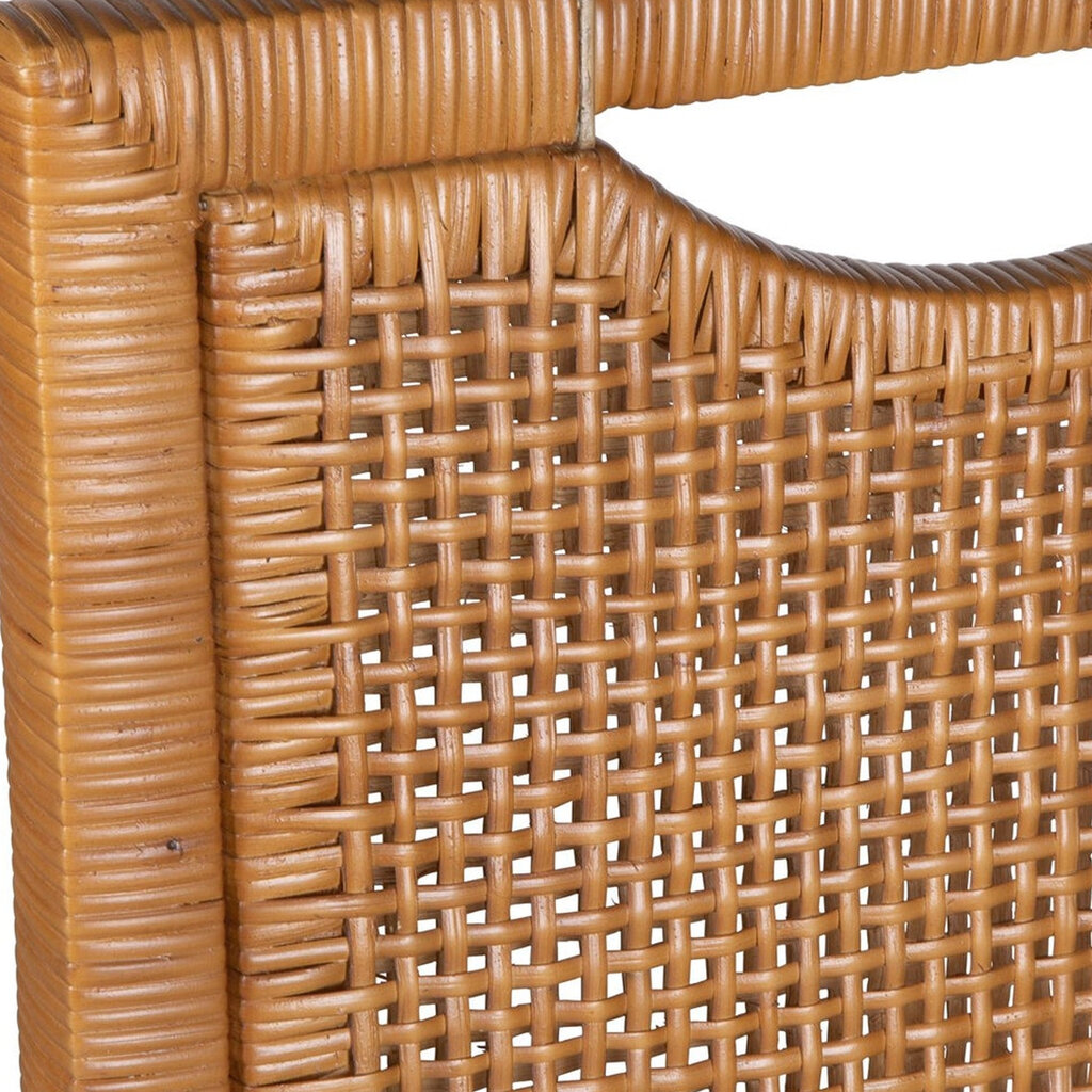 SARDINIA DINING CHAIR RATTAN WRAP AND LINEN