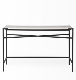 OASAKA CONSOLE TABLE-DESK MARBLE TOP