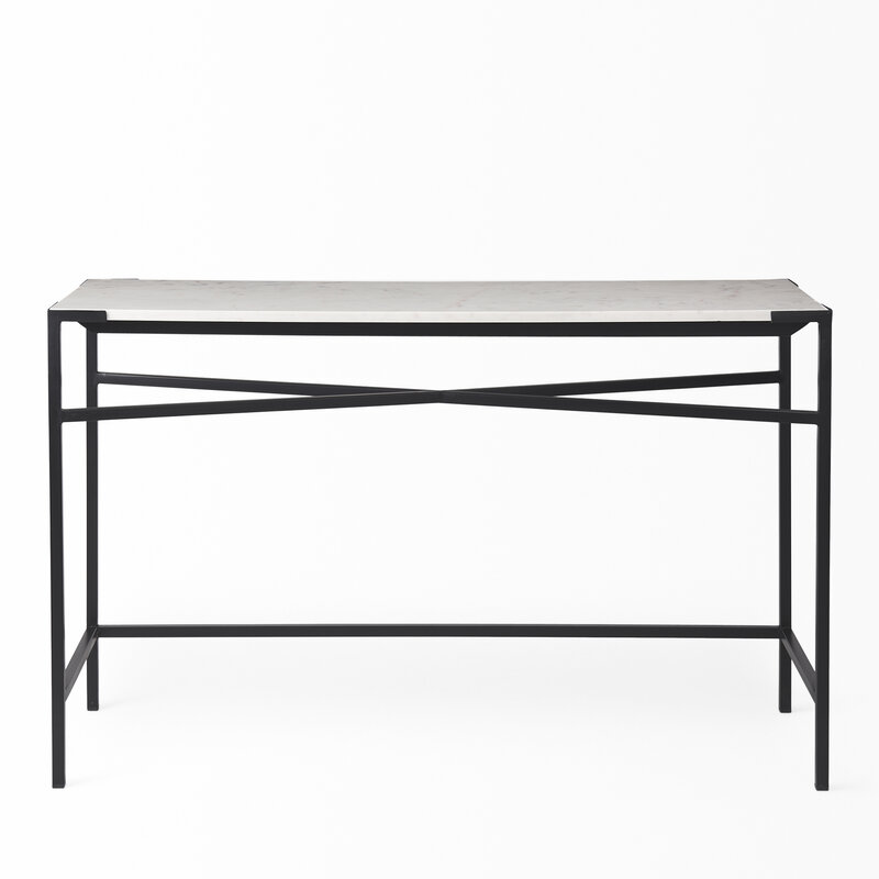 OASAKA CONSOLE TABLE-DESK MARBLE TOP