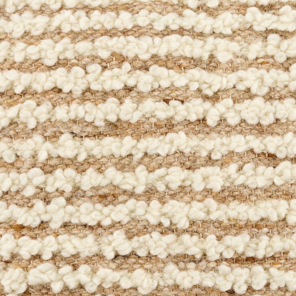 SAND DUNE DOWN FILLED 20" JUTE WOOL NATURAL AND TAN