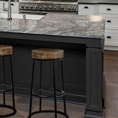 FLINT COUNTER STOOL WOOD AND METAL