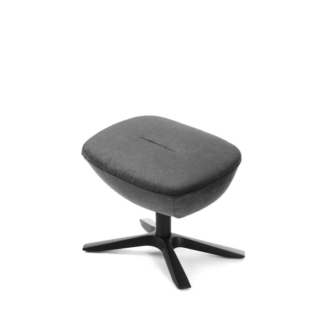GLOBE CHAIR + FOOTSTOOL By Conform Sweden. Concrete Grey