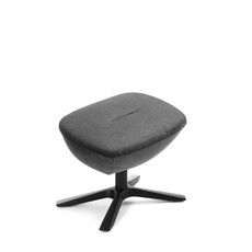 GLOBE CHAIR + FOOTSTOOL By Conform Sweden. Concrete Grey