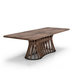 JOLENE WALNUT DINING TABLE 106" By HUPPE