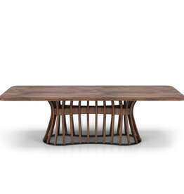 JOLENE WALNUT DINING TABLE 106" By HUPPE