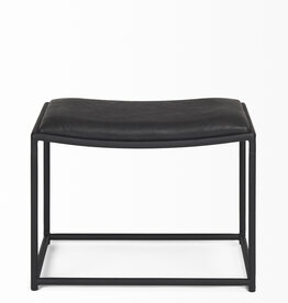 REDMOND BENCH LEATHER BLACK