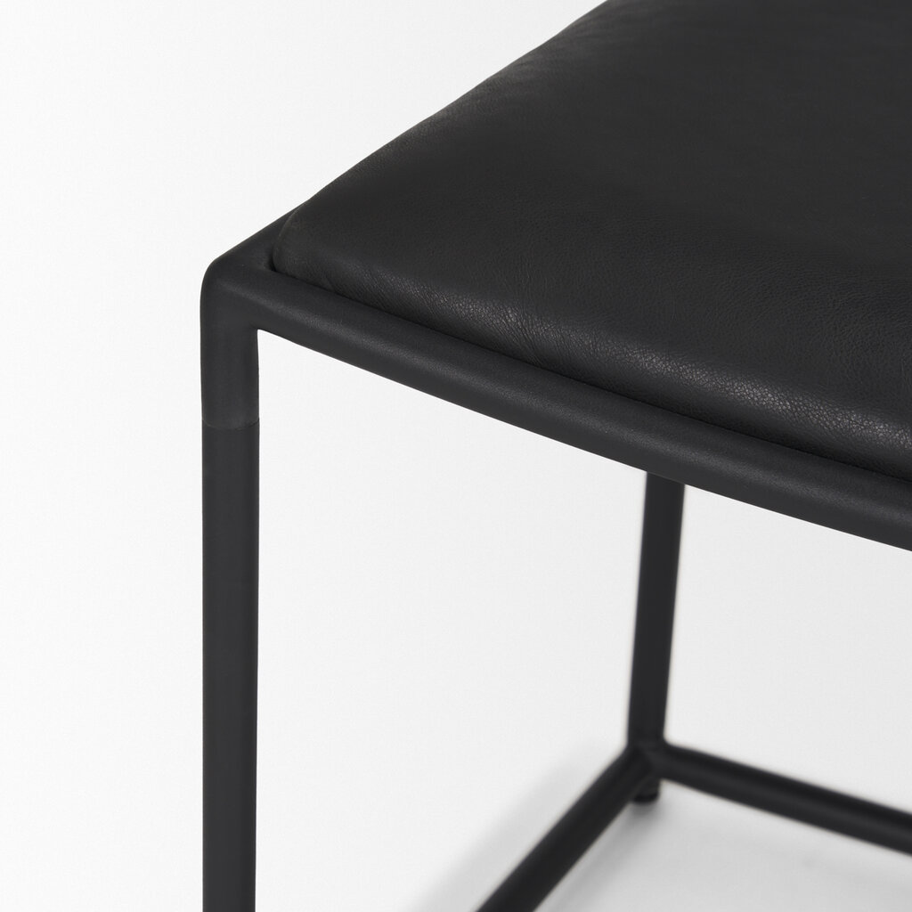 REDMOND BENCH LEATHER BLACK