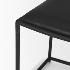 REDMOND BENCH LEATHER BLACK