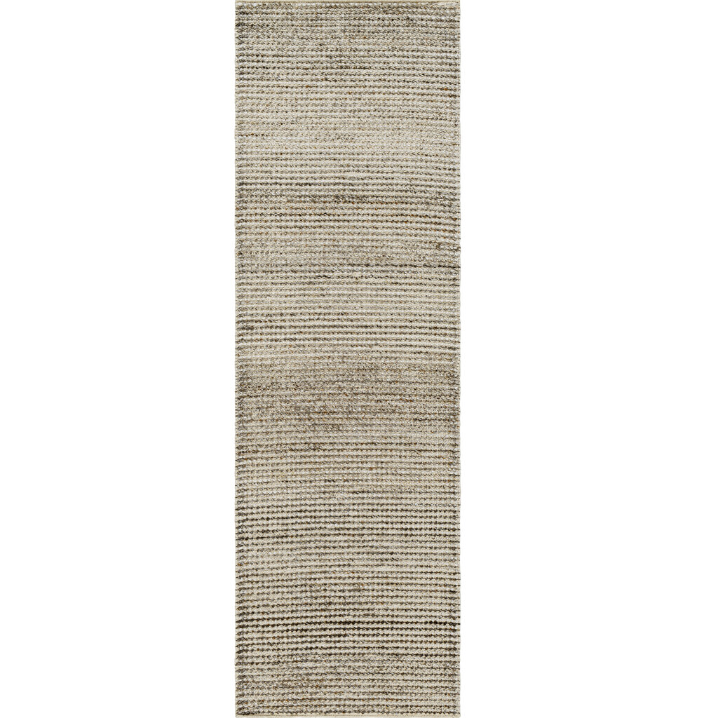 REYKJAVIK RUNNER 2'6" X 8' NATURAL BROWN GREY