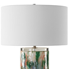 HYACINTH TABLE LAMP CERAMIC GLASS MULTICOLOUR