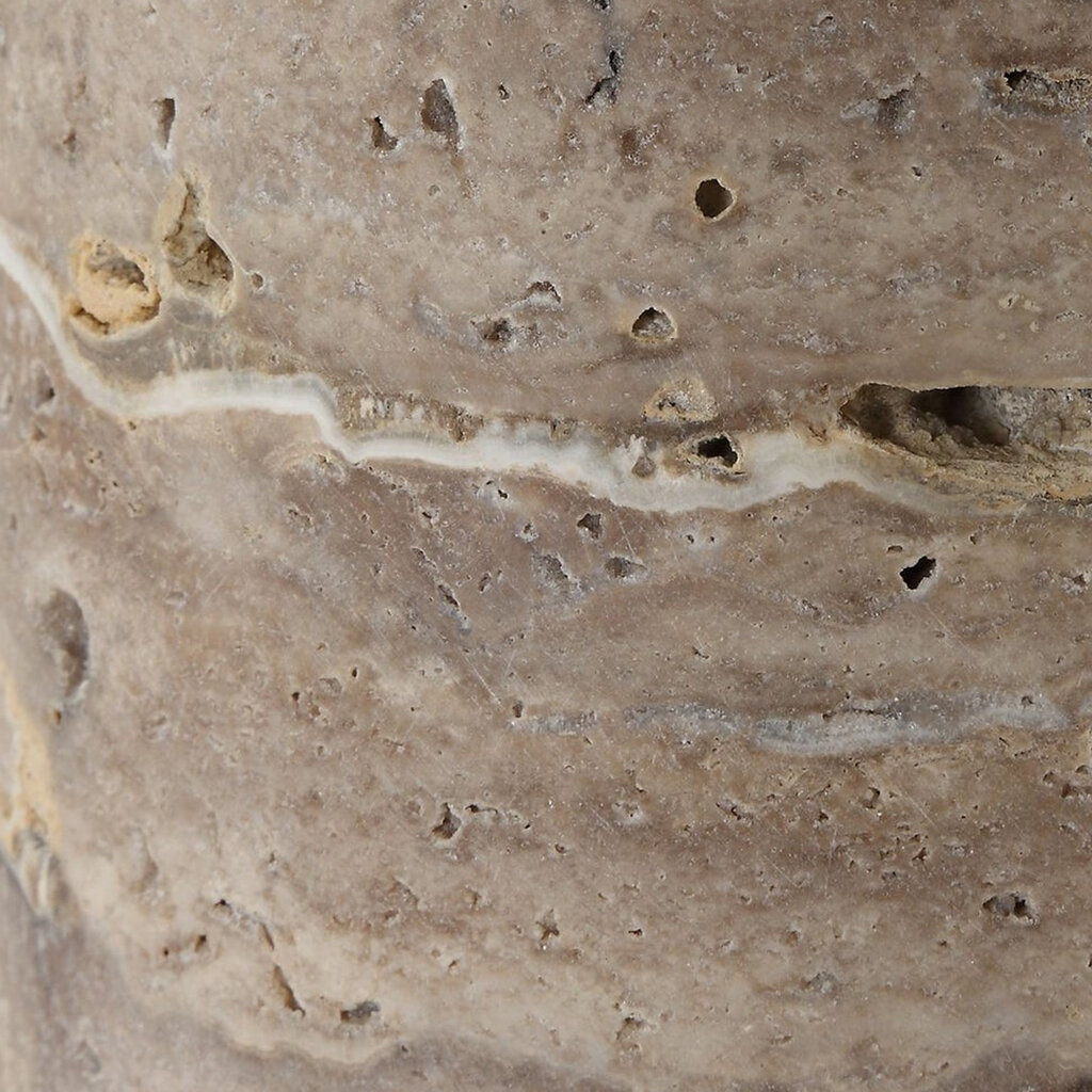 WALES TABLE LAMP TRAVERTINE CORE
