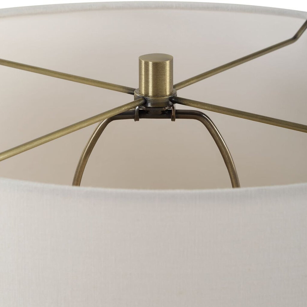 WALES TABLE LAMP TRAVERTINE CORE