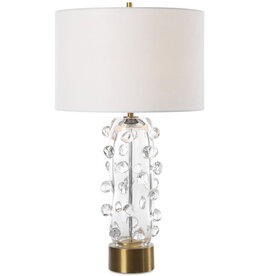 GERMAINE TABLE LAMP BLOWN GLASS CLEAR