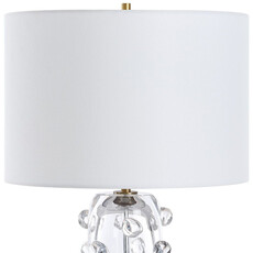 GERMAINE TABLE LAMP BLOWN GLASS CLEAR