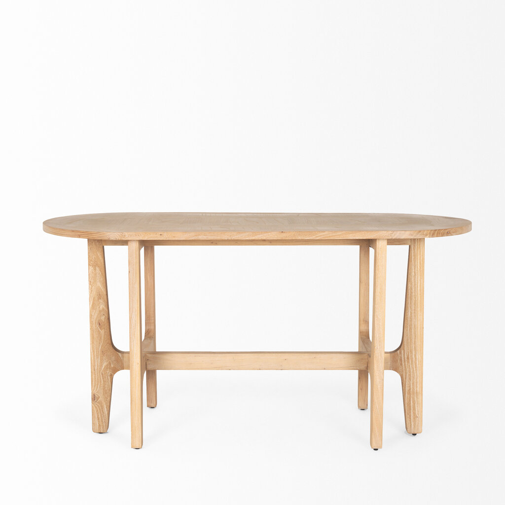 ODIN OVAL DINING TABLE-DESK 59.5" NATURAL