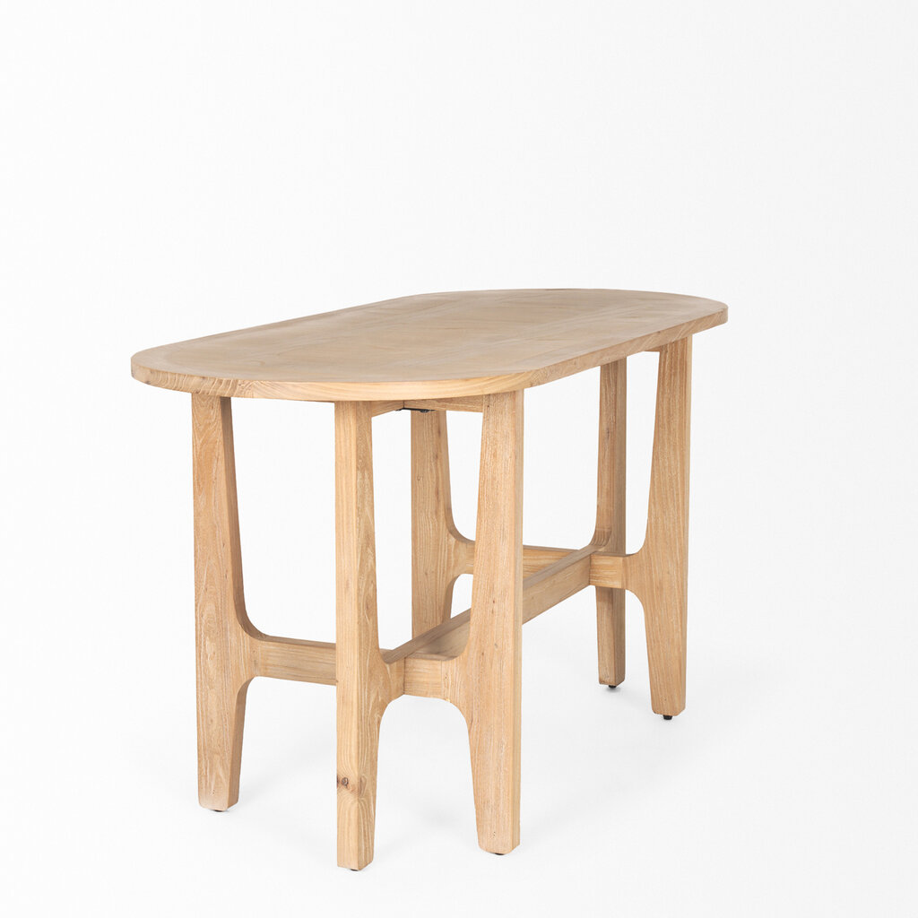 ODIN OVAL DINING TABLE-DESK 59.5" NATURAL