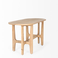 ODIN OVAL DINING TABLE-DESK 59.5" NATURAL